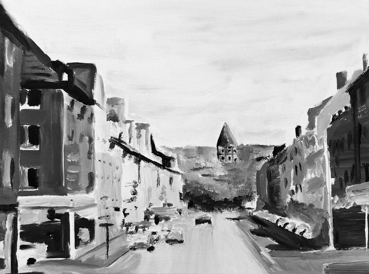Die Benderstraße, von J. Klöppel